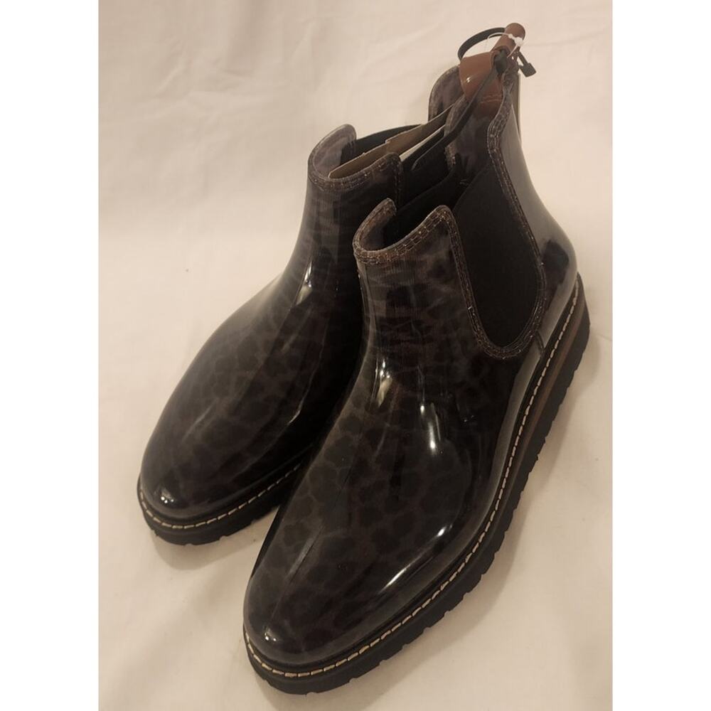 Cougar Waterproof Ankle Boots Size 11 Women Animal Print Winter Rain NWT